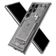 Калъф Spigen Ultra Hybrid за Samsung Galaxy S24 Ultra, Zero One Edition White