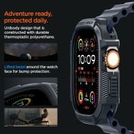 Калъф Spigen Rugged Armor за Apple Watch Ultra 1 / 2, 49mm, Dark Grey