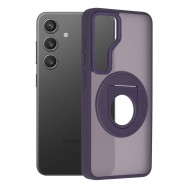 Калъф fixGuard - MagSafe Ghost Holder Series - Samsung Galaxy S24 - Matte Purple