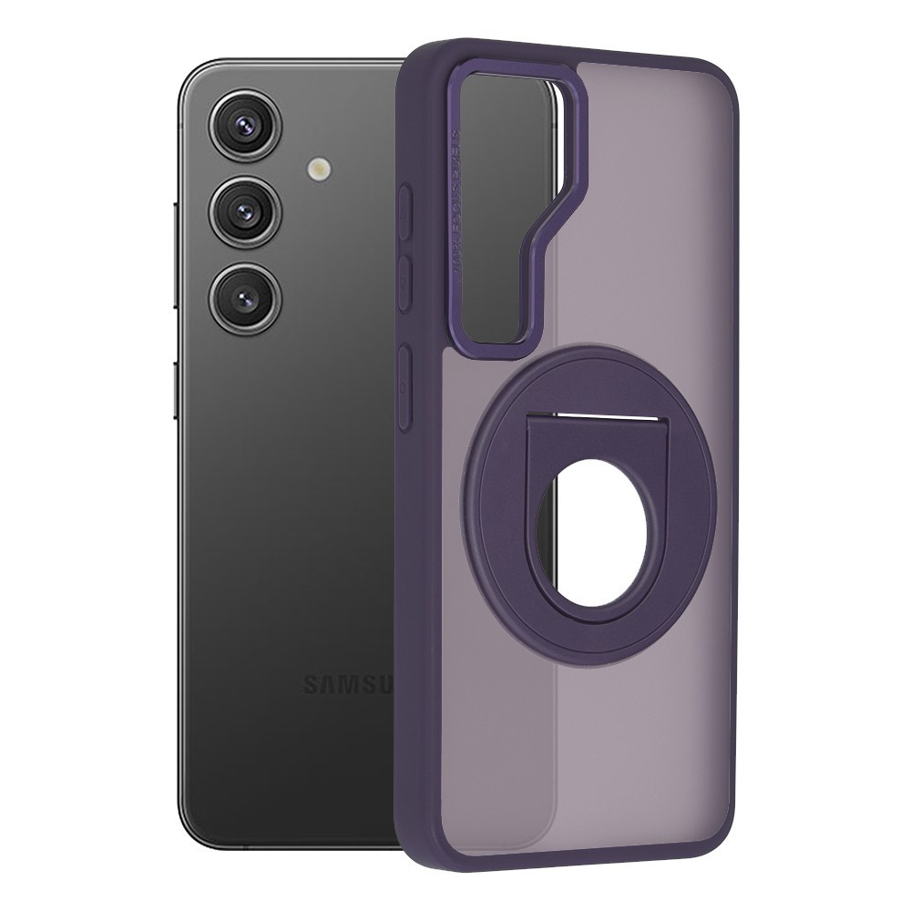 Калъф fixGuard - MagSafe Ghost Holder Series - Samsung Galaxy S24 - Matte Purple