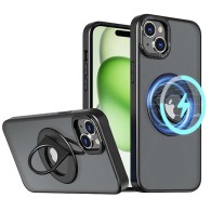 Калъф fixGuard - MagSafe Ghost Holder Series - iPhone 15 - Matte Black