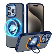 Калъф fixGuard - MagSafe Ghost Holder Series - iPhone 15 Pro - Matte Blue