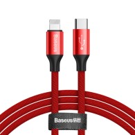 Кабел Baseus Yiven USB-C / Lightning 2A 2M, Червен