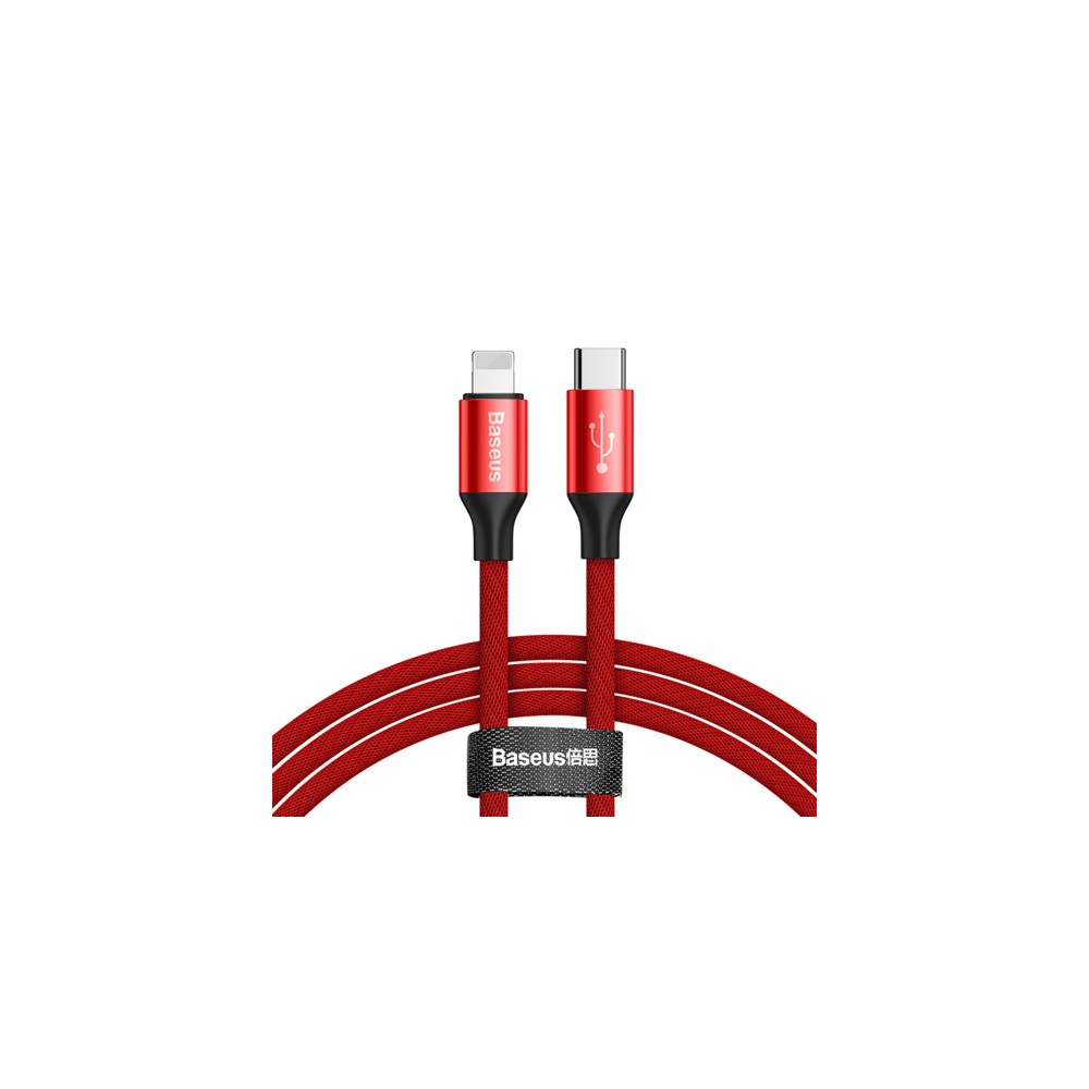 Кабел Baseus Yiven USB-C / Lightning 2A 2M, Червен