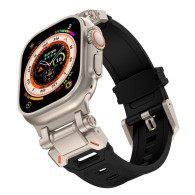 Каишка Tech-Protect Delta Pro Armo за Apple Watch 4 / 5 / 6 / 7 / 8 / SE / Ultra 1 / 2, 42 / 44 / 45 / 49mm, Black Titanium