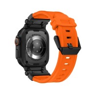 Каишка Tech-Protect Delta Pro Armo за Apple Watch 4 / 5 / 6 / 7 / 8 / SE / Ultra 1 / 2, 42 / 44 / 45 / 49mm, Orange Black