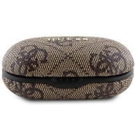 Слушалки Guess Bluetooth headphones GUTWSP4EGB TWS + ENC docking station Brown, 4G Metal
