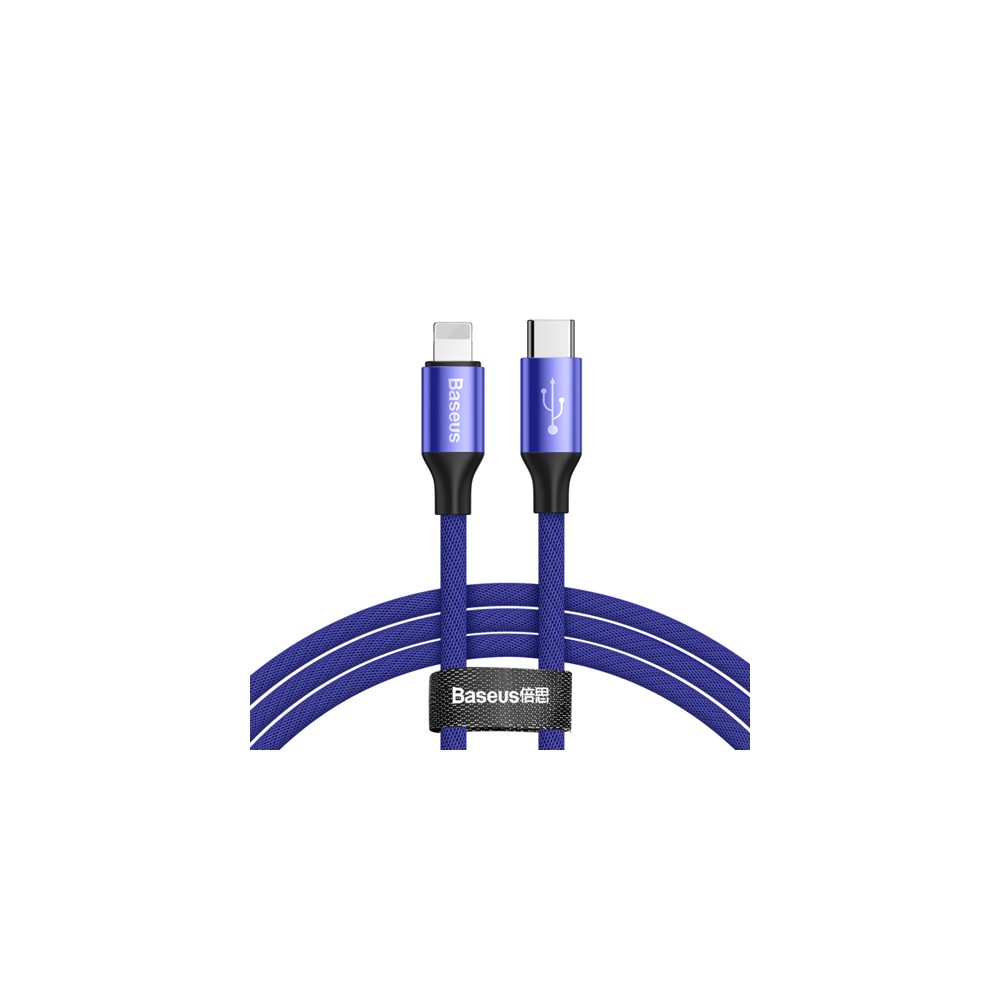 Кабел Baseus Yiven USB-C / Lightning 2A 2M, Син