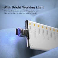 Yesido - Card Reader (GS19) - OTG Adapter, Type-C към TF Card - Grey