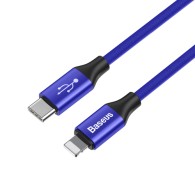 Кабел Baseus Yiven USB-C / Lightning 2A 1M, Син