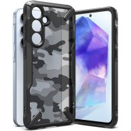 Калъф Ringke Fusion X за Samsung Galaxy A55 5G CAMO,Black