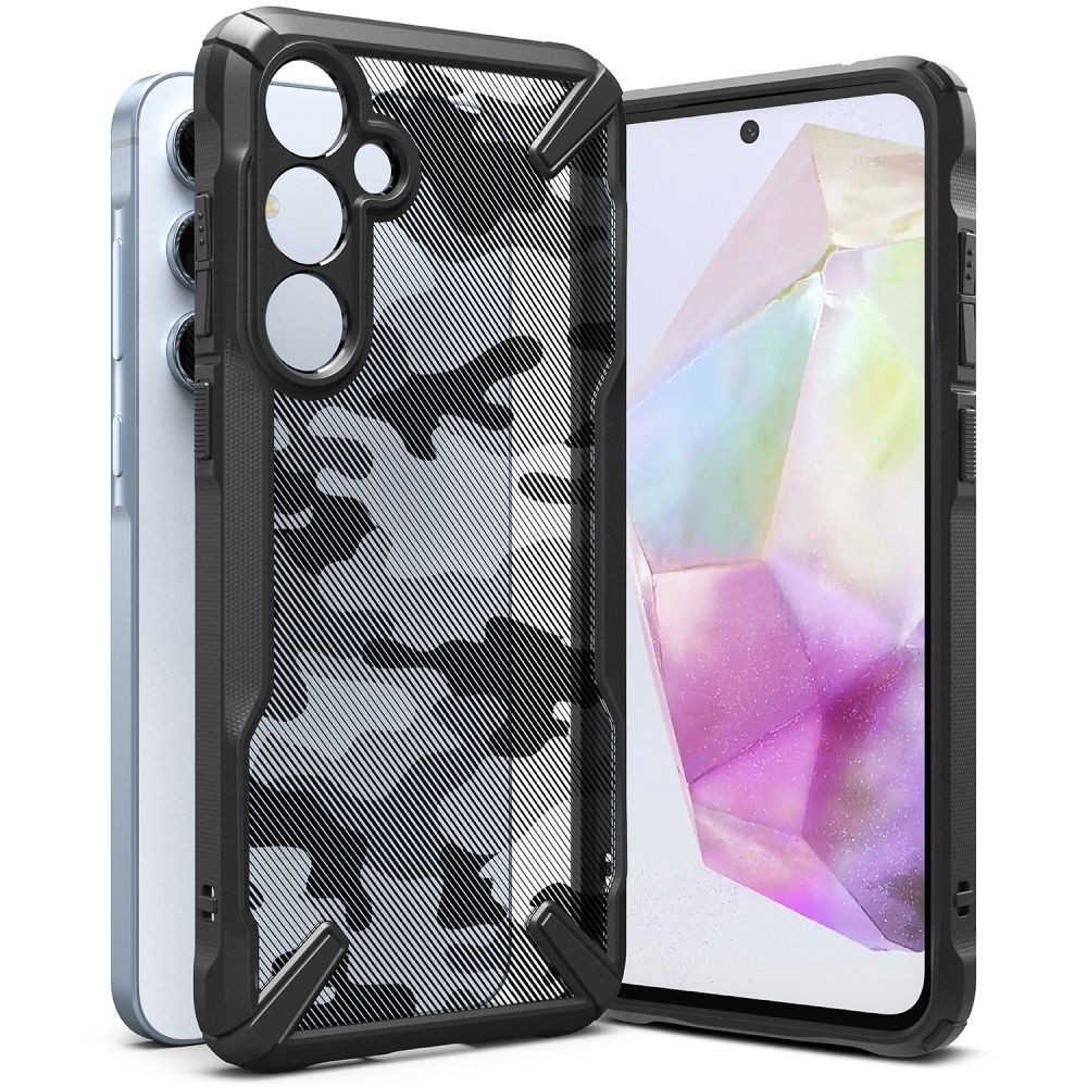 Калъф Ringke Fusion X за Samsung Galaxy A35 5G CAMO, Black