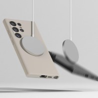 Калъф Ringke Silicone Magnetic Magsafe за Samsung Galaxy S24, Stone