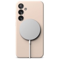 Калъф Ringke Silicone Magnetic Magsafe за Samsung Galaxy S24, Pink Sand