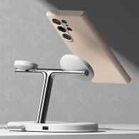 Калъф Ringke Silicone Magnetic Magsafe за Samsung Galaxy S24, Pink Sand