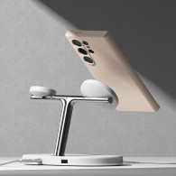 Калъф Ringke Silicone Magnetic Magsafe за Samsung Galaxy S24, Pink Sand