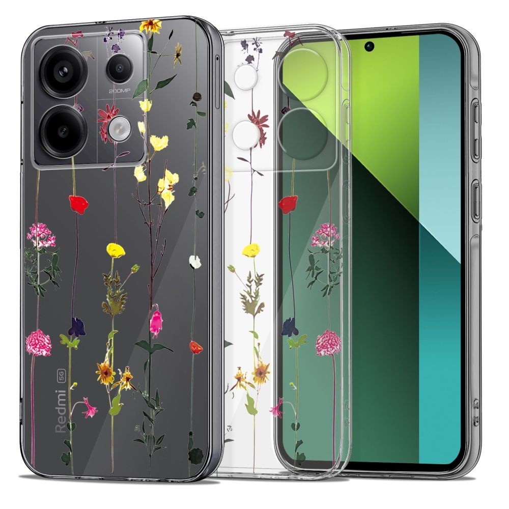 Калъф Tech-Protect Flexair+ Xiaomi Redmi Note 13 Pro 5G / Poco X6 5G, Garden Floral