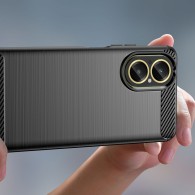 Калъф Tech-Protect Tpucarbon Realme C67 4G / LTE, Black