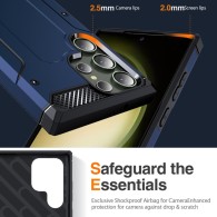 Калъф-Techsuit - Hybrid Armor Kickstand - Samsung Galaxy S24 Ultra - Blue