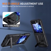 Калъф-Techsuit - Hybrid Armor Kickstand - Samsung Galaxy Z Flip5 - Black