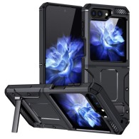 Калъф-Techsuit - Hybrid Armor Kickstand - Samsung Galaxy Z Flip5 - Black
