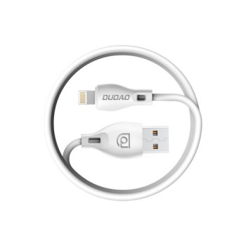 Кабел Dudao cable micro USB cable 2.4A 2m (L4M 2m white), Бял