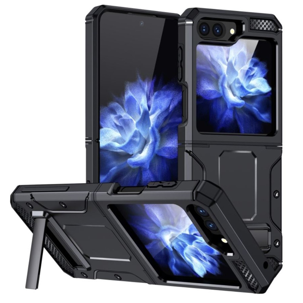 Калъф-Techsuit - Hybrid Armor Kickstand - Samsung Galaxy Z Flip5 - Black