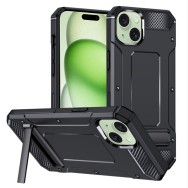 Калъф-Techsuit - Hybrid Armor Kickstand - iPhone 15 - Black