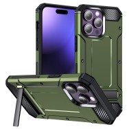 Калъф-Techsuit - Hybrid Armor Kickstand - iPhone 15 Pro - Green