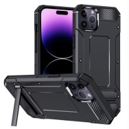 Калъф-Techsuit - Hybrid Armor Kickstand - iPhone 14 Pro - Black