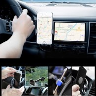 Стойка за кола Baseus Gravity за 4-6" Устройства, Сив