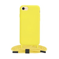 Калъф-Techsuit - Crossbody Lanyard - iPhone 7 / 8 / SE 2, SE 2020 / SE 3, SE 2022 - Yellow