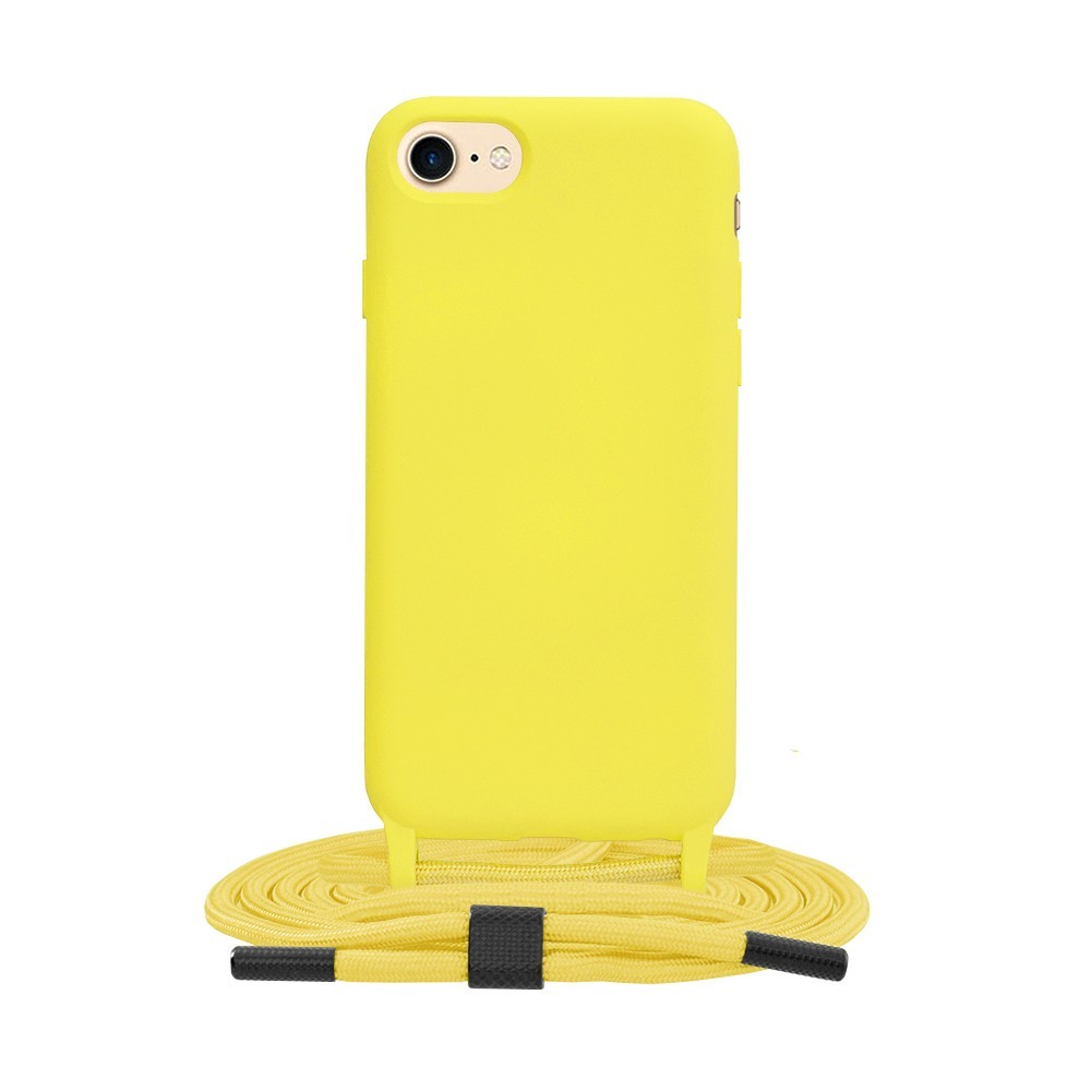 Калъф-Techsuit - Crossbody Lanyard - iPhone 7 / 8 / SE 2, SE 2020 / SE 3, SE 2022 - Yellow