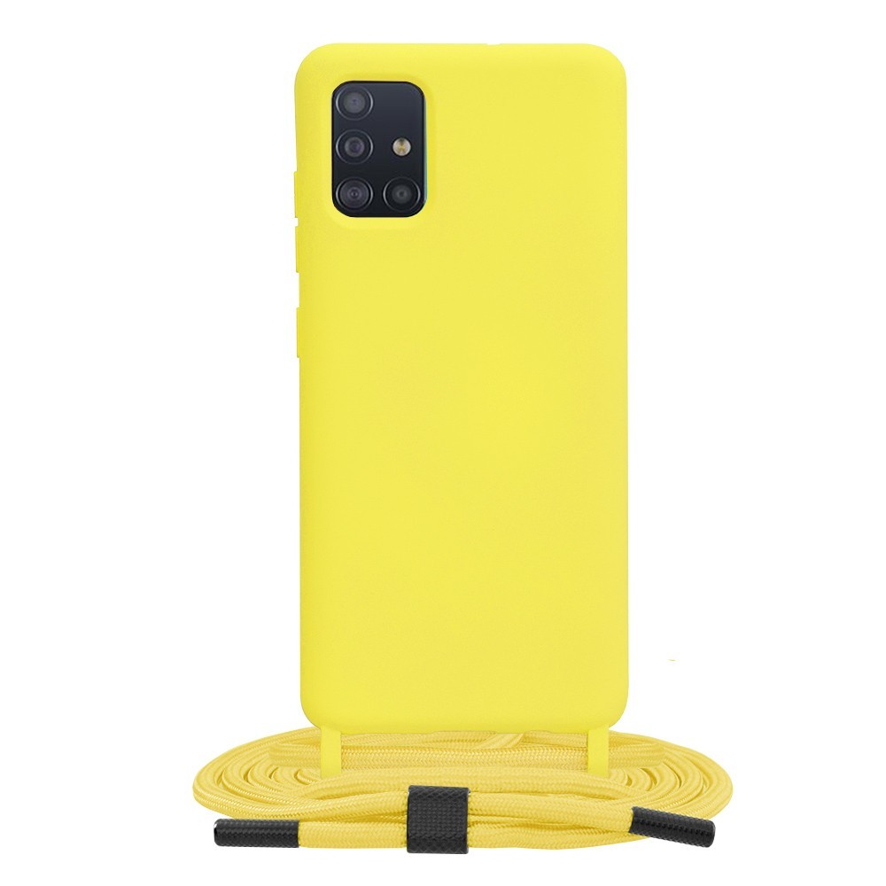 Калъф-Techsuit - Crossbody Lanyard - Samsung Galaxy A51 4G - Yellow