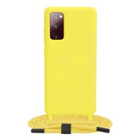 Калъф-Techsuit - Crossbody Lanyard - Samsung Galaxy S20 FE 4G / S20 FE 5G - Yellow