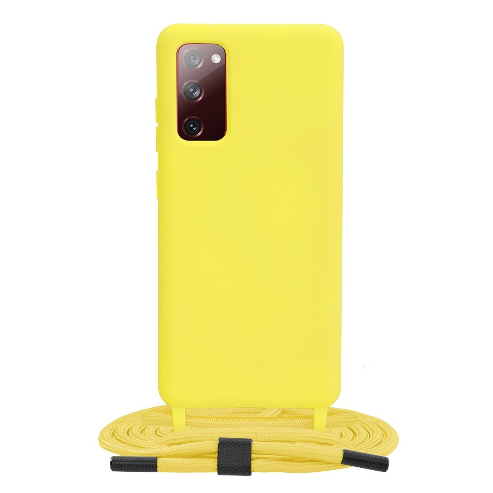 Калъф-Techsuit - Crossbody Lanyard - Samsung Galaxy S20 FE 4G / S20 FE 5G - Yellow