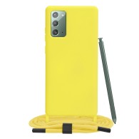Калъф-Techsuit - Crossbody Lanyard - Samsung Galaxy Note 20 4G / Note 20 5G - Yellow