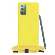 Калъф-Techsuit - Crossbody Lanyard - Samsung Galaxy Note 20 4G / Note 20 5G - Yellow