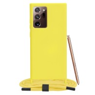 Калъф-Techsuit - Crossbody Lanyard - Samsung Galaxy Note 20 Ultra 4G / Note 20 Ultra 5G - Yellow