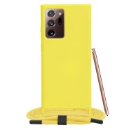 Калъф-Techsuit - Crossbody Lanyard - Samsung Galaxy Note 20 Ultra 4G / Note 20 Ultra 5G - Yellow
