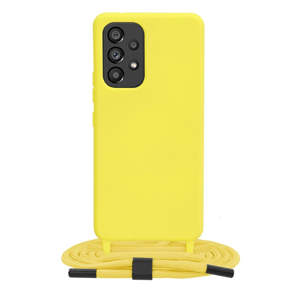 Калъф-Techsuit - Crossbody Lanyard - Samsung Galaxy A53 5G - Yellow
