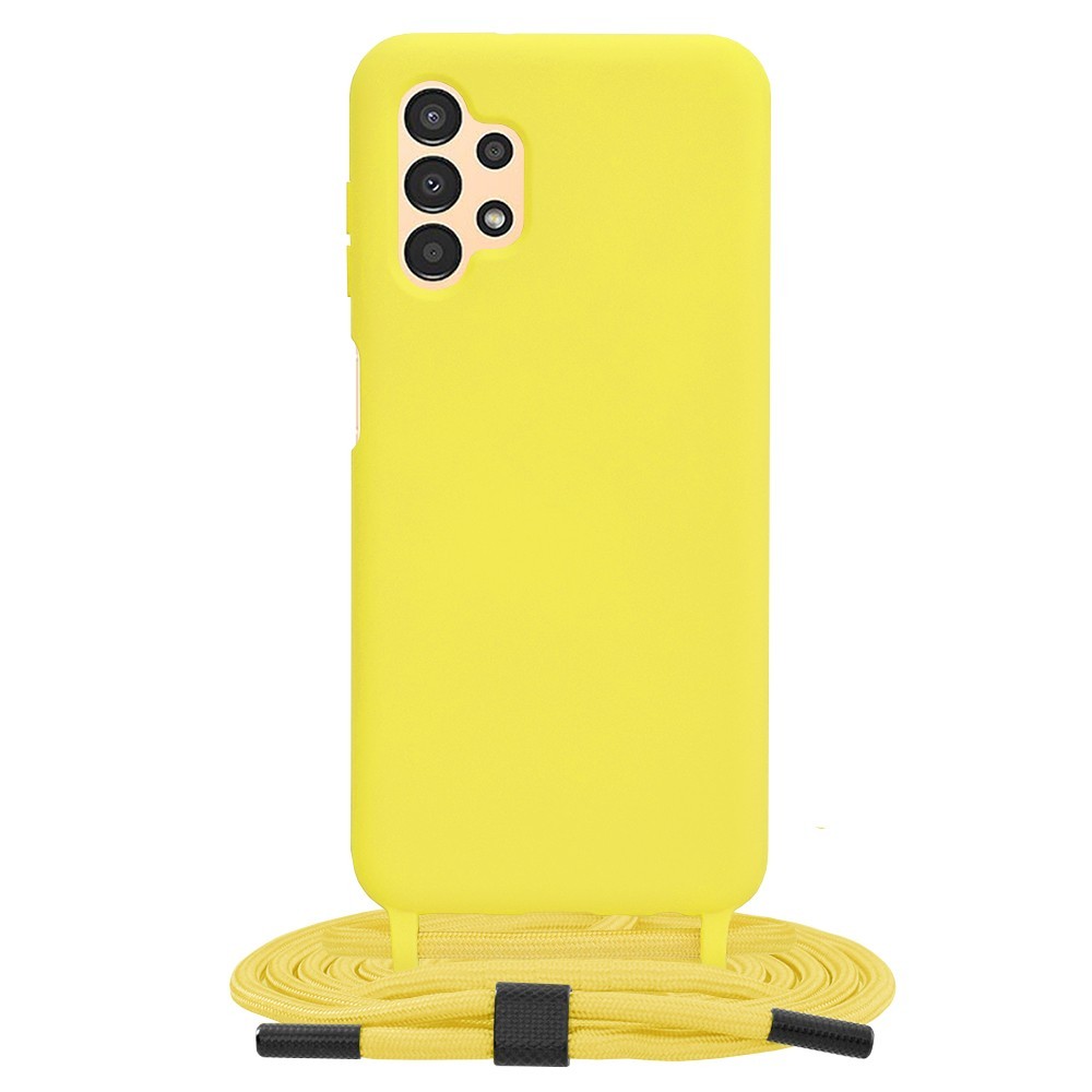 Калъф-Techsuit - Crossbody Lanyard - Samsung Galaxy A13 4G - Yellow