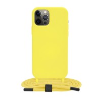 Калъф-Techsuit - Crossbody Lanyard - iPhone 12 Pro - Yellow
