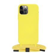 Калъф-Techsuit - Crossbody Lanyard - iPhone 12 Pro - Yellow