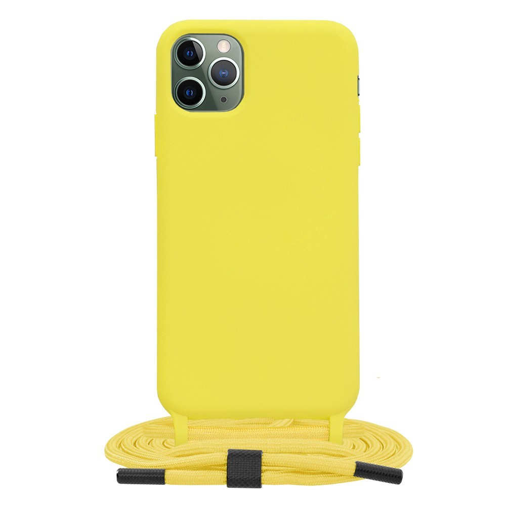 Калъф-Techsuit - Crossbody Lanyard - iPhone 11 Pro Max - Yellow
