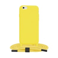 Калъф-Techsuit - Crossbody Lanyard - iPhone 6 / 6S - Yellow