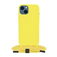 Калъф-Techsuit - Crossbody Lanyard - iPhone 13 - Yellow