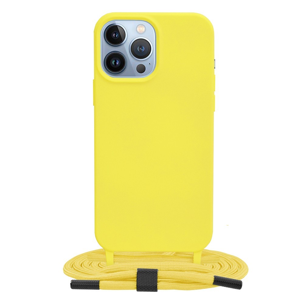 Калъф-Techsuit - Crossbody Lanyard - iPhone 13 Pro Max - Yellow