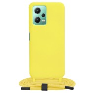 Калъф-Techsuit - Crossbody Lanyard - Xiaomi Redmi Note 12 5G / Poco X5 - Yellow