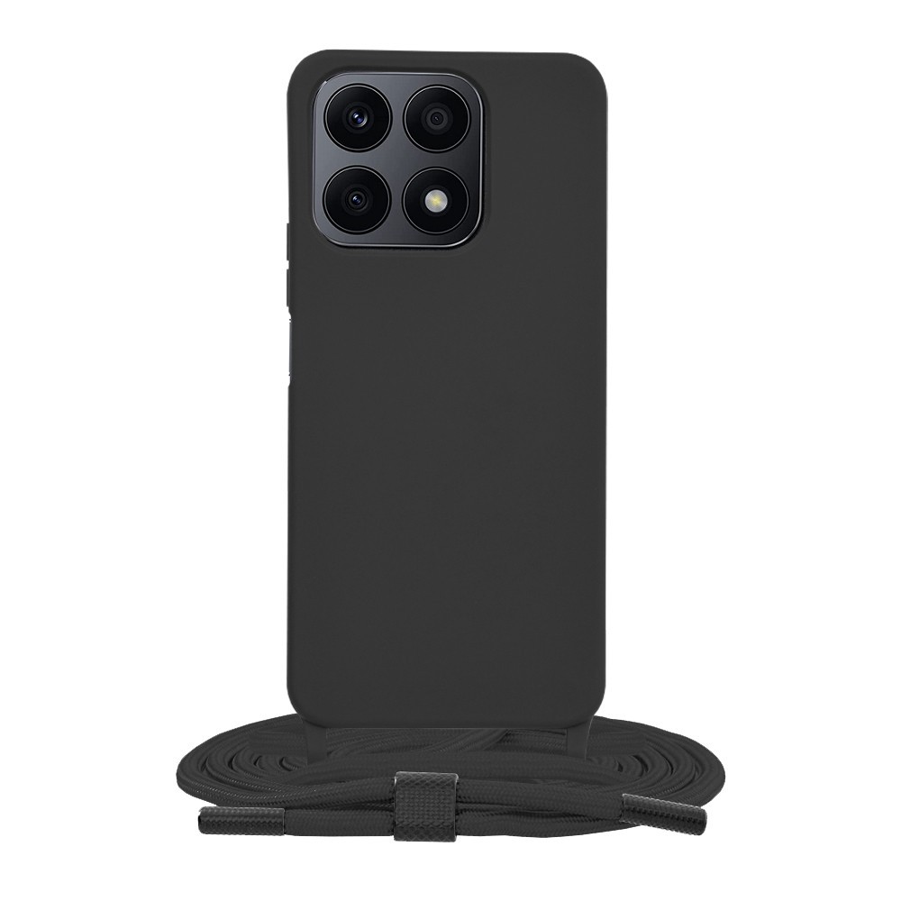 Калъф-Techsuit - Crossbody Lanyard - Honor X8a - Black